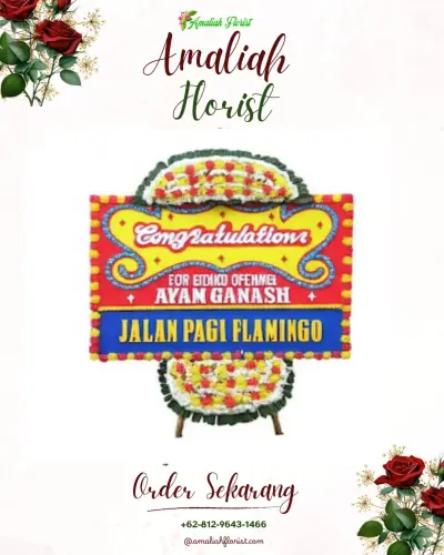 Bunga Papan Congratulation di Luhurjaya
